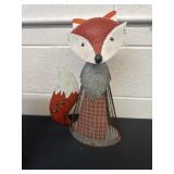 17ï¿½ metal fox decor