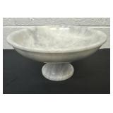 10ï¿½ marble pedestal bowl