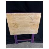 Mini kids size tv tray