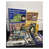 Group of puzzles and games