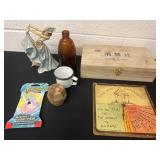 Bathroom plauque pokemon cards and ceramic