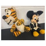 Vintage Mickey Mouse and tigger