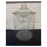 13.5ï¿½ glass jar with lid