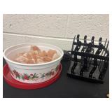 Salt lamp with slat rocks