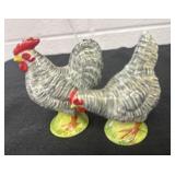 Vintage Ceramic Rooster Chicken Salt & Pepper