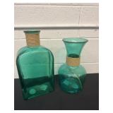 13ï¿½ and 15ï¿½ glass vases