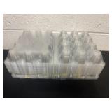Plastic 12 count egg cartons