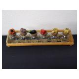 Vintage 16 x 3.5-in spice rack. Has small