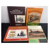 4 railroad tractor books