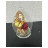 6ï¿½Vintage  Butterfly and Silk Flower Display