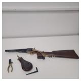 44 cal. pistol rifle combination Made in italy w/