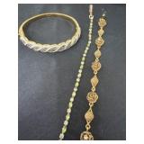 Goldette bracelet no mark bracelet with 18 k