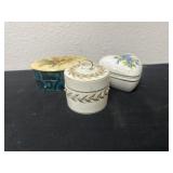 3 trinket boxes