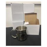 7 Cutty Sark stainless steel cups