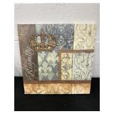 17x17 Royalty Decor Canvas