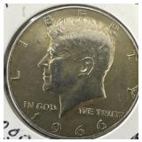 1966 Kennedy Half Dollar