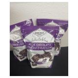3 new bags of Milk chocolate covered raisins