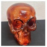 6ï¿½ glass light up skull head