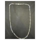 Italian S silver chain with lobster claw clasp