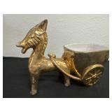 Ceramic donkey planter 9ï¿½x7ï¿½