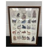 Alaska Wildlife Print Signed 25x18.5
