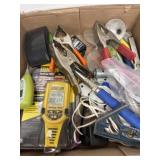 Box of mend clamps and rolling tape and more