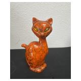 8ï¿½ ceramic orange cat