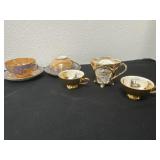 2 Elegant Made in Japan Cups and Saucers GORGEOUS