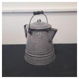 Large enamel kettle