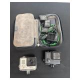 Hero 3 go pro with cases  charges and carry case