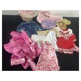 Group of build a bear clothes