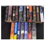 Two boxes of books by Lisa Jackson