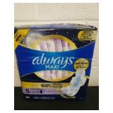 New bag of 2XL plus Always pads