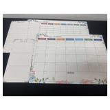 Magnetic weekly chore and monthly planner