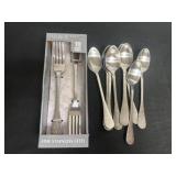 Farberware stainless steel fork and spoons