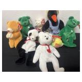 Group of ty beanie babies