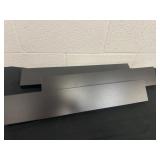 24ï¿½x4ï¿½ 3. Black floating shelfï¿½s
