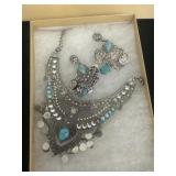 Bohemian Statement Layered Necklace With matching