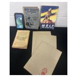 Boy Scout book, Wolf Cub Scout book, empty