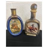 2 vintage Beam decanters