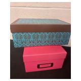 2 file boxes