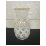 8ï¿½ Federal Glass Co. Snowflake Handi-Serv Orange