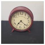 Metal clock decor