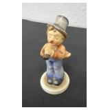 4ï¿½ Vintage Napco Ceramics Flute Player Boy SH1A