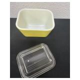 PYREX yellow  REFRIGERATOR DISH 1-1/2 CUP