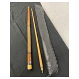 Meucci Pool Cue Stick with Case 21oz