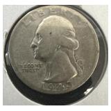 1943D Washington Quarter