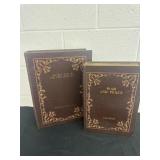 14ï¿½ and 16ï¿½ fake book boxes