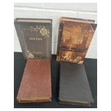 4, 9,10 and 11 inch  fake wood book boxes