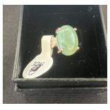 Jewelry quality copper size 8 ring with natural